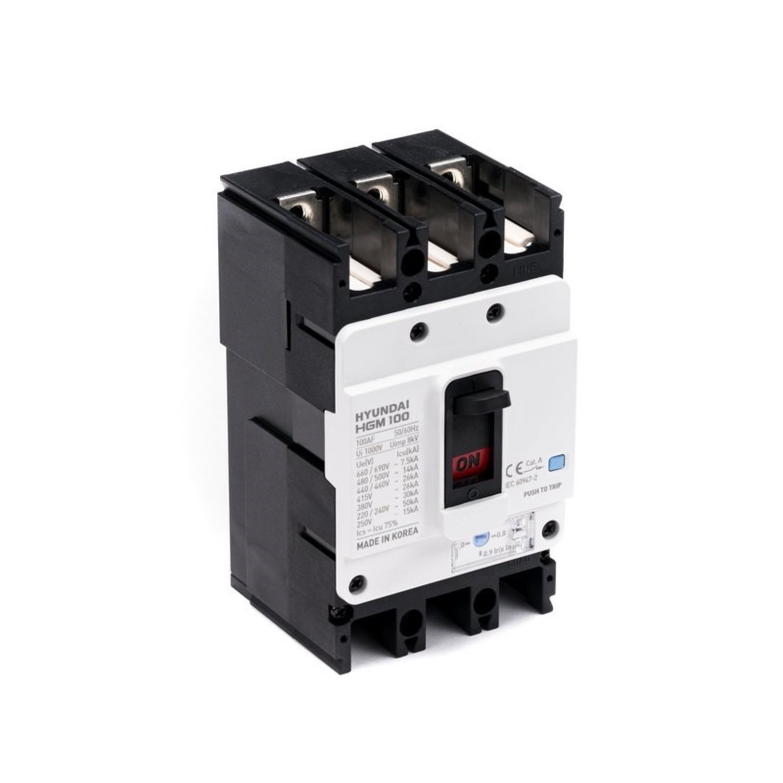 Автоматический выключатель HGM100H 2PT4S0000C 00016F 12,5-16A ток к.з. 26kA AC380/415В